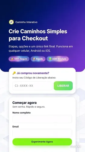 ? CAMINHO INTERATIVO - FERRAMENTA PARA VENDER MAIS! ?