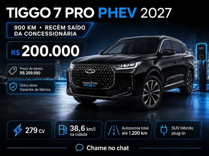 Chery Tiggo 7 Pro 1.5 Turbo Híbrido 2027