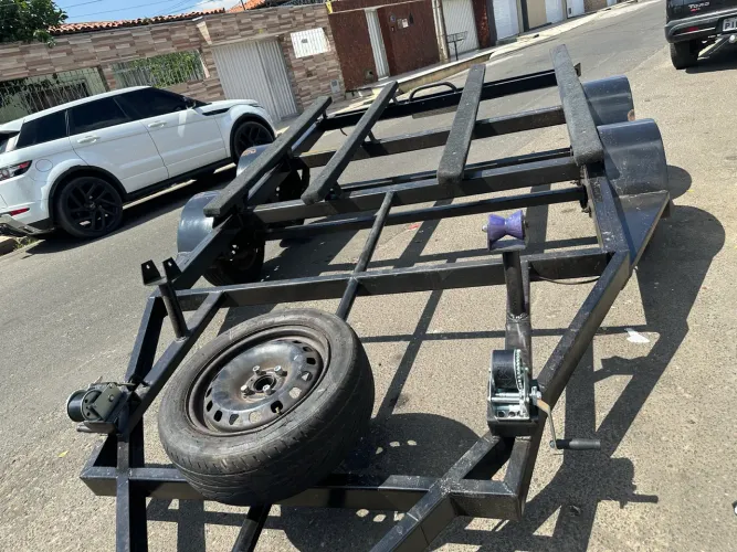 Reboque 2 eixos para 2 jetski 