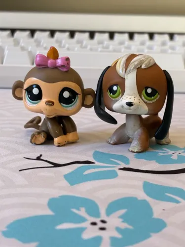 LPS Littlest Pet shop Macaco e Beagle