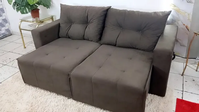 SOFA RETRATIL 1.80 NOVO DE FABRICA FRETE GRÁTIS