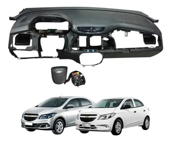 Kit Airbag Chevrolet Onix Prisma 2013 A 2019 Preto