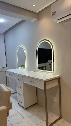 Bancada de maquiagem