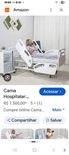 Cama hospitalar eletrica 
