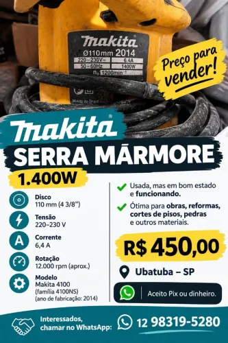 Vendo Maquita usada