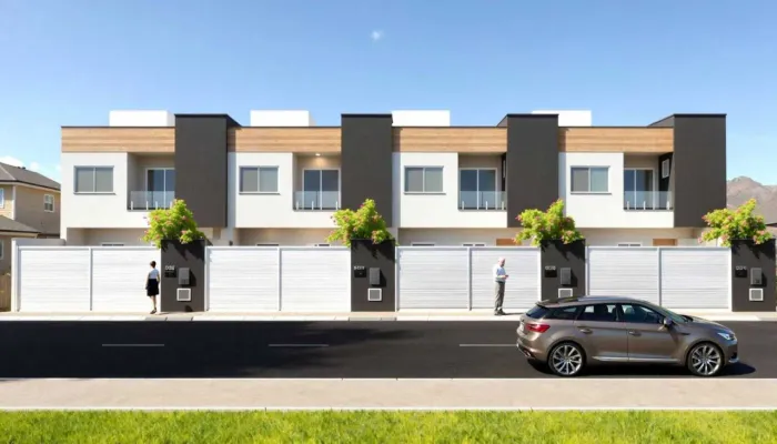 CASA DUPLEX EM RUA PÚBLICA NA ARUANA - EM CONSTRUÇÃO [3076]