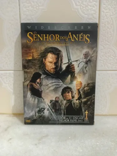 O Senhor dos Anéis: O Retorno do Rei DVD duplo com luva