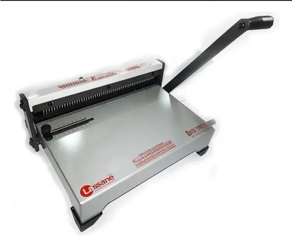 Encadernadora Espiral Lassane Espiramatic Oficio Manual A4/Ofício 15 folhas