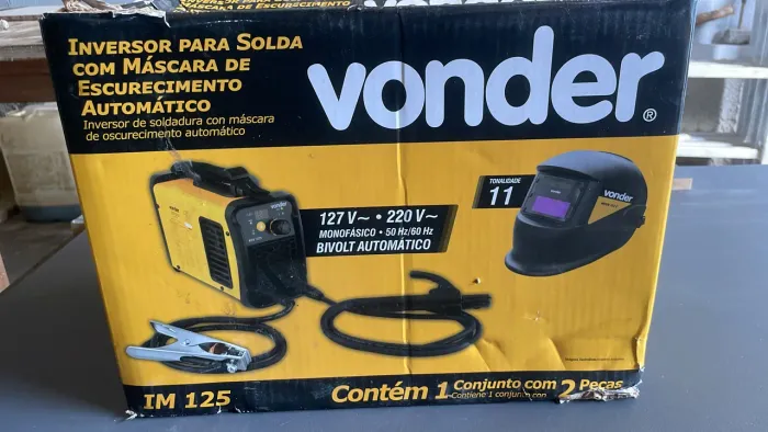 Inversor para solda com máscara de escurecimento automático