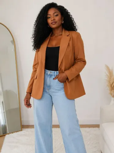 Blazer M cor bronze