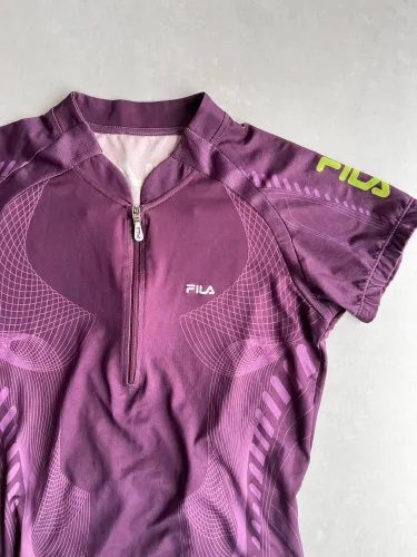 Camiseta ciclista Fila feminina P
