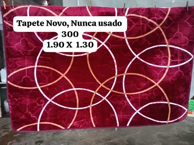 Tapete nunca usado retirado do plástico apenas pra tirar a foto