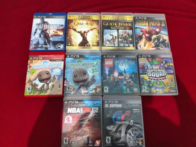 Jogos de ps3 cada jogo tem o seu valor