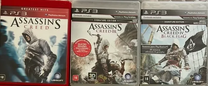 Jogos PS3 - Combo Assassin?s Creed
