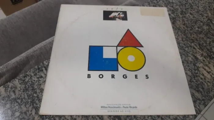 LP Lô Borges -Solo Ao Vivo - 1986