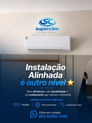 Instalação de ar condicionado