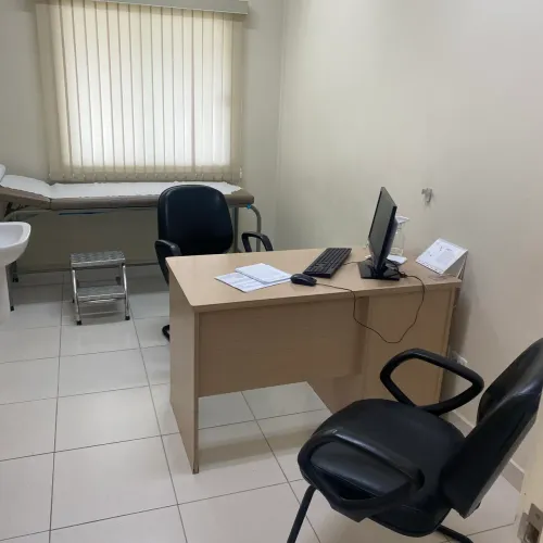 Consultório médico montado