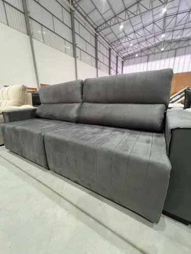 Sofá Retrátil 4 Lugares NOVO PRONTA ENTREGA 