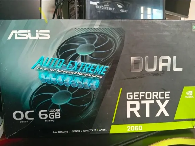 Placa de video RTX 2060 dual ASUS