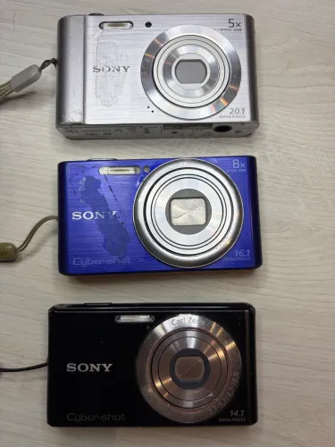 Lote 3 Câmeras Sony Cyber shot 
