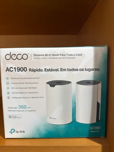 TP-Link Deco S7 AC1900 Wi-Fi Mesh Kit com 2 Unidades - Seminovo