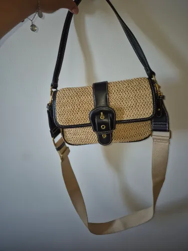 BOLSA ZARA EM PALHA
