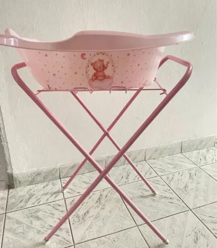 Suporte e banheira