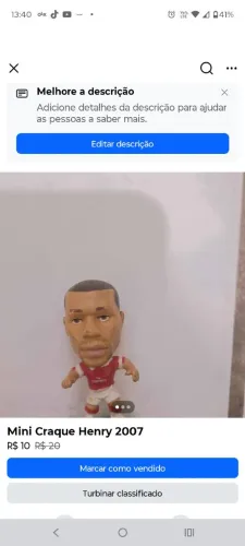 Mini Craque Henry e CR7