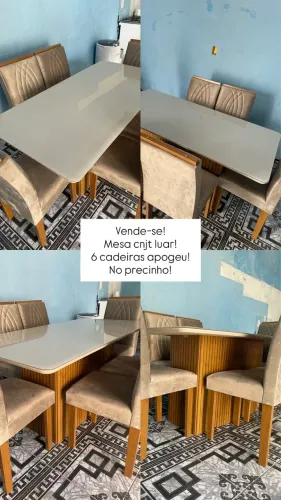 Conjunto de mesa luar