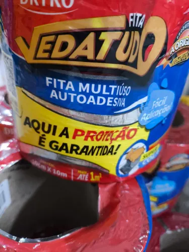 Fita Adesiva Aluminizada 10cm R$24,90un Pix