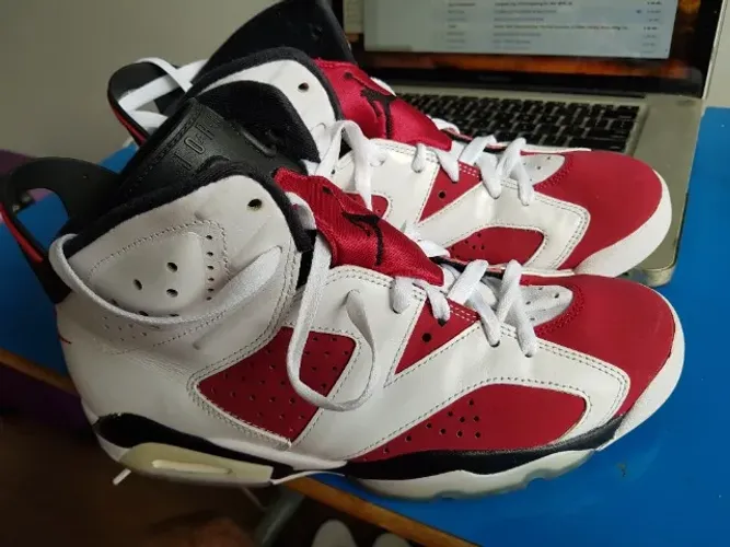 Air Jordan Retro 6 Carmine. Tamanho 40. Usado. Excelente estado.