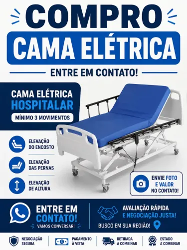 Cama hospitalar elétrica