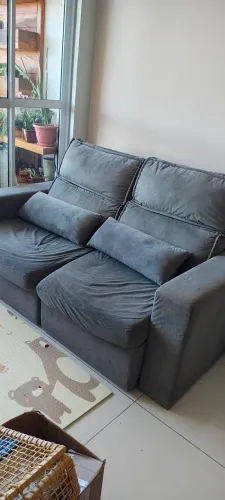 Sofá retrátil 2 lugares
