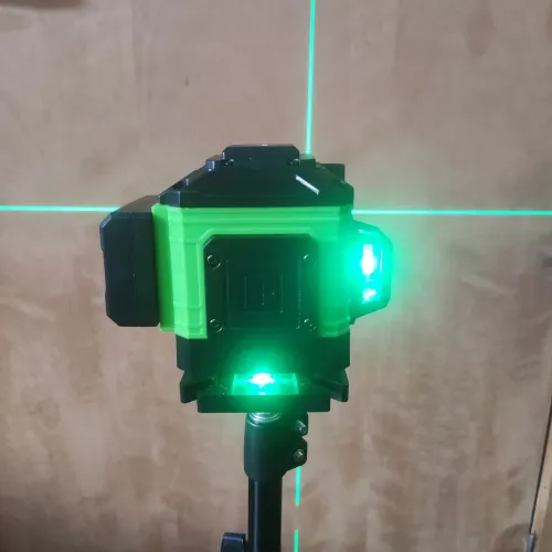 Nível laser 8 linhas + tripé 2 metros<br>
