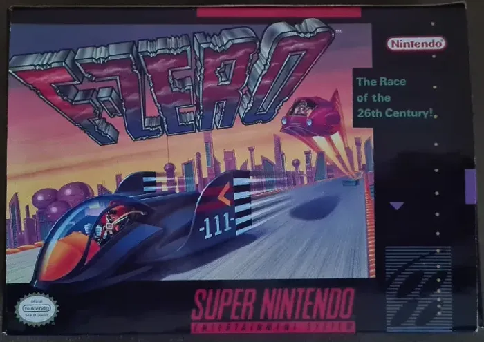 cartucho f-zero super nintendo com manual original americano com caixa