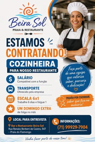 Cozinheira com experiência