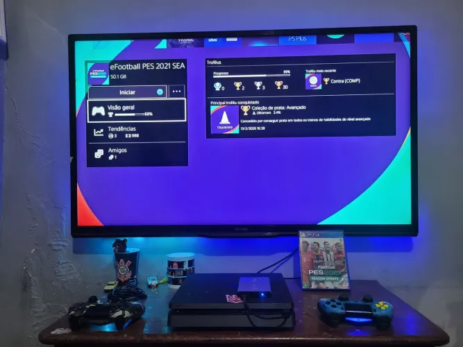 Ps4 slim vendo ou troco por pc