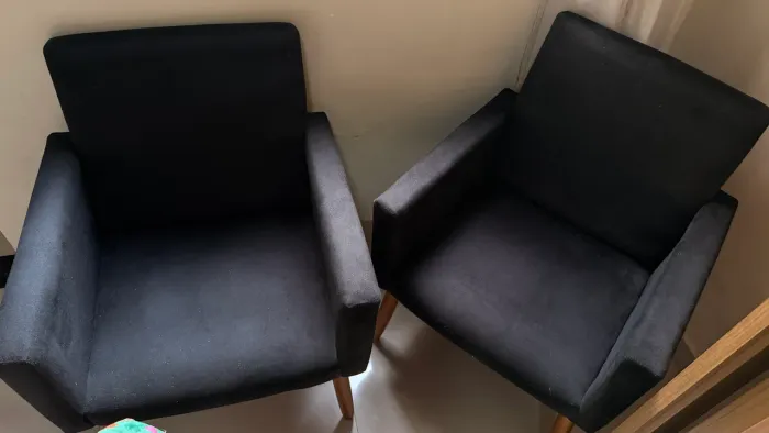 Kit 2 Poltronas em Veludo