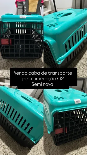 caixa de transporte pet tamanho 02