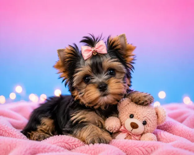Yorkshire Terrier com Pedigree Entregamos 