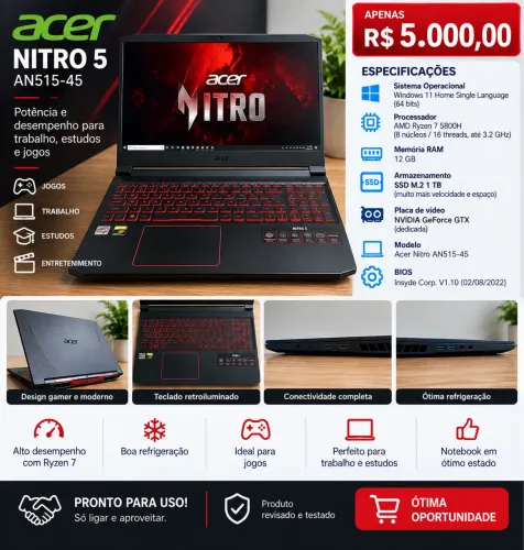Notebook Acer Nitro 5