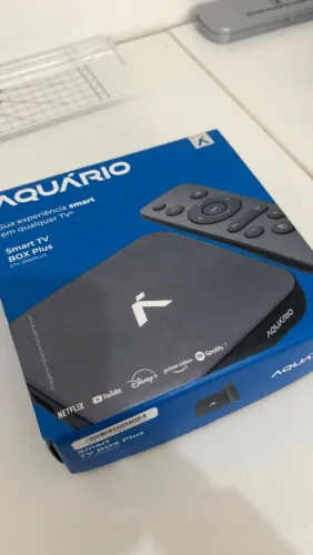TVbox aquário 16gb de armazenamento e 2GB de memória ram