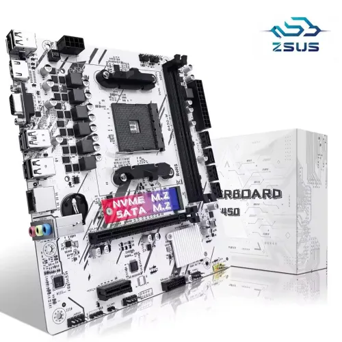 Placa Mãe B450 ZSUS AMD AM4 DDR4 M.2