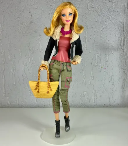 mattel boneca barbie style luxo 2013 original articulada cílios antiga coleção