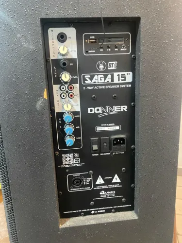 SOM APLIFICADO COM MICROFONE