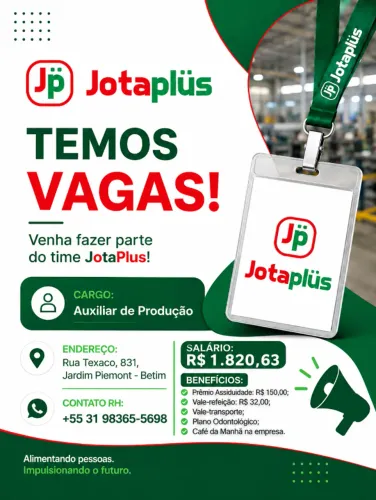 AUXILIAR DE PRODUÇÃO