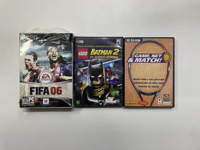 Pc cd rom fifa 06 batman lego 2 e game net