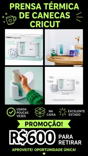 Prensa de Canecas Rápida CriCut