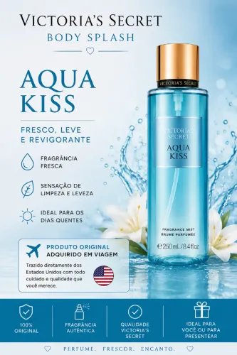 Body Splash Victoria's Secret Aqua Kiss Original 250ml