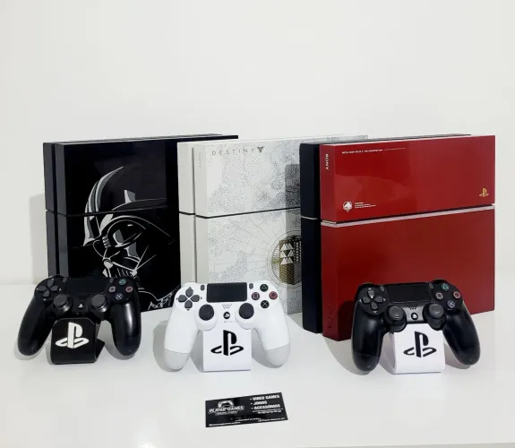 Playstation 4 Edição Limitada! Star Wars, Metal Gear, Destiny! (Aceito Cartão)